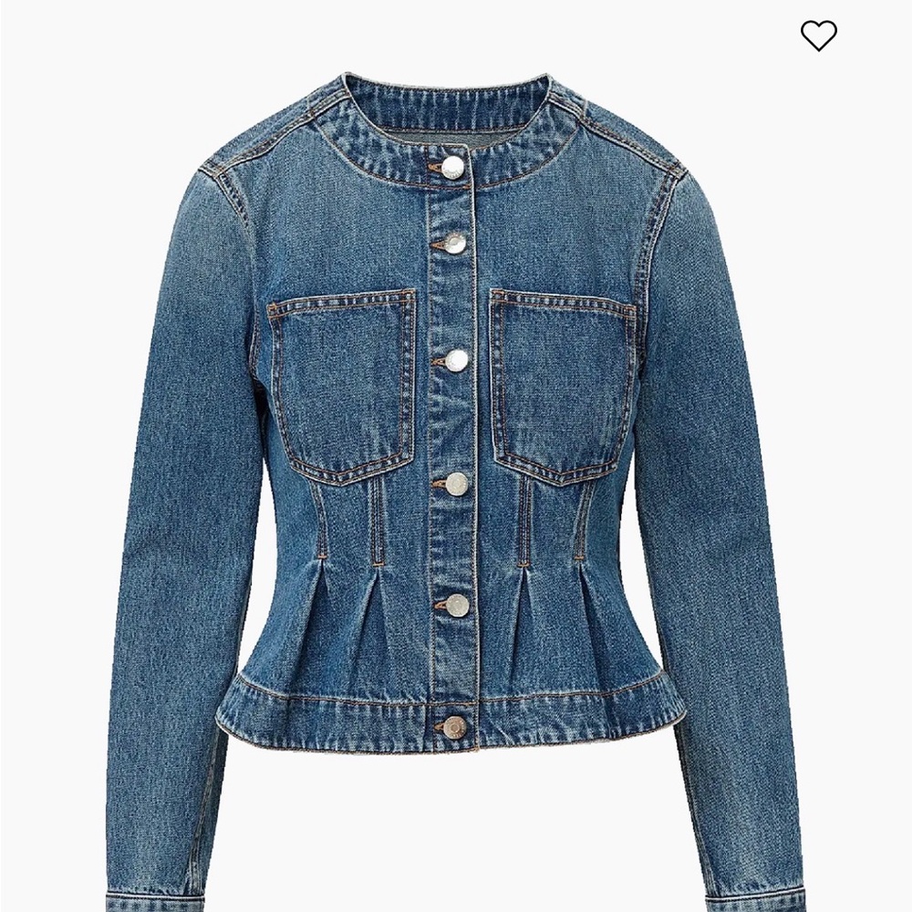 Zahara Denim Peplum Jacket